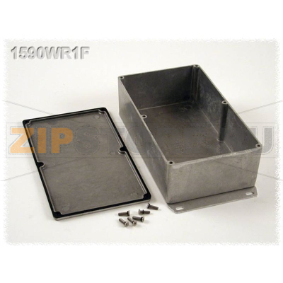 Корпус алюминиевый 192x111x61 мм, серый, 1 шт Hammond 1590WR1F 