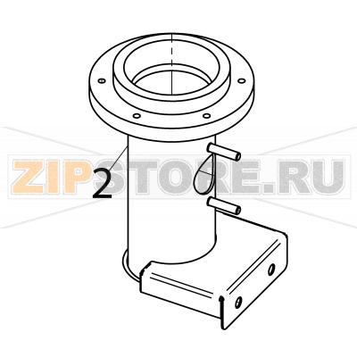 Complete chimney Fagor VE-202 Complete chimney Fagor VE-202Запчасть на деталировке под номером: 2Название запчасти Fagor на английском языке: Complete chimney VE-202.
