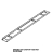 Bracket for cheftop H100 feet Unox XVC 105E