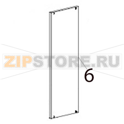 Backboard of the shell Hurakan HKN-HVZ22 Backboard of the shell Hurakan HKN-HVZ22Запчасть на деталировке под номером: 6