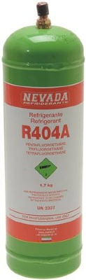 REFILLABLE CYLINDER 1.7 Kg R404a 