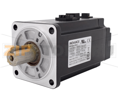 Серводвигатель с тормозом 220 В, 3000 об/мин, 2.39 Н·м, 0.75 кВт, фланец: 80 мм, IP67 Inovance MS1H1-75B30CB-A334R-INT 