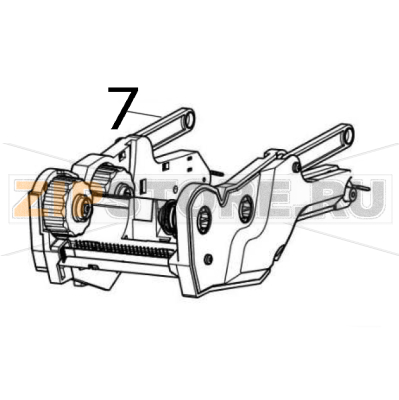Ribbon carriage Zebra ZD611 RFID Thermal Transfer Ribbon carriage Zebra ZD611 RFID Thermal TransferЗапчасть на деталировке под номером: 7