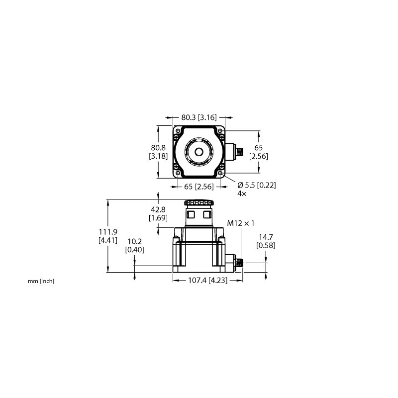 Кнопка аварийного останова Turck SSA-EB1MLXRP-12ED1Q8 