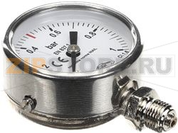 PRESSURE GAUGE 0/1 BAR D.60 1/4 