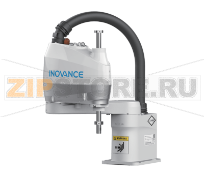 Робот, нагрузка: 4 кг, радиус действия: 400 мм, ход по вертикали: 150 мм, кабель: 3 м, повторяемость: ±0.01 мм, время цикла: 0.34 с Inovance IR-S4-40Z15S3-INT 