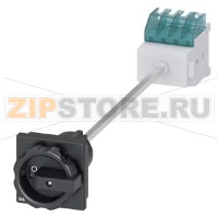 ГЛАВНЫЙ/АВАРИЙНЫЙ ВЫКЛЮЧАТЕЛЬ 3-ПОЛЮСНЫЙ IU=16, P/AC-23A AT 400V=7.5KW КРЕПЛЕНИЕ НА МОНТ. РЕЙКУ ИЛИ КРЕПЛЕНИЕ ДВУМЯ ОТВЕРСТИЯМИ ПОВОРОТНЫЙ ПРИВОД ЧЕРНЫЙ КРЕПЛЕНИЕ ПО 4 ОТВЕРСТИЯМ Siemens 3LD2015-0TK51