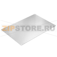 Панель монтажная 495x289 мм, сталь, цвет: серебряный, 1 шт Weidmüller KTB MOPL 5535 S2N