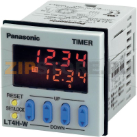 Реле времени цифровое 240 В/AC, 0.01 с-9999 ч, 1 шт Panasonic LT4HW8240ACJ