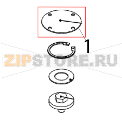Крышка Abat ЛГ-90/30Г-02 Крышка Abat ЛГ-90/30Г-02Запчасть на деталировке под номером: 1