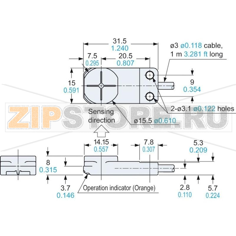 Датчик индуктивный PNP Panasonic GX-F15A-P 