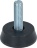 RUBBER FOOT ø 40 mm