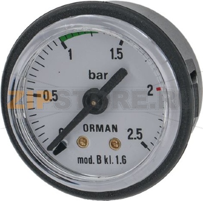 МАНОМЕТР БОЙЛЕРА Ø 40 ММ 0÷2,5 БАР 