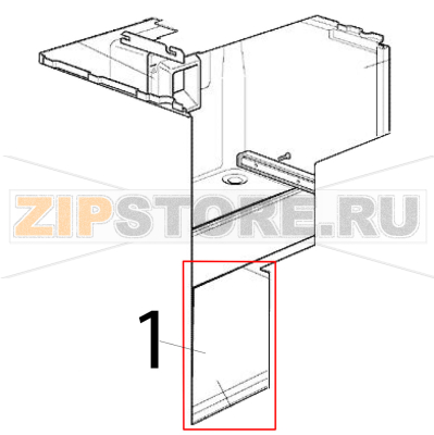 Basamento Scotsman BF 80 Basamento Scotsman BF 80Запчасть на деталировке под номером: 1