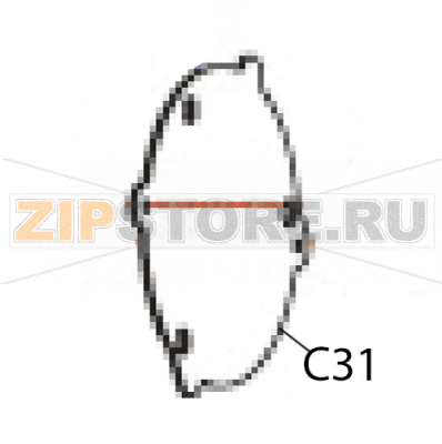 Rewinder module cover plate Godex EZ-2350i Rewinder module cover plate Godex EZ-2350iЗапчасть на деталировке под номером: C-31Название запчасти Godex на английском языке: Rewinder module cover plate EZ-2350i.