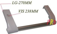 MANIGLIA PORTA GRIGIA STANDARD