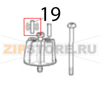 Ass. supporto magnete Scotsman BF 80 Ass. supporto magnete Scotsman BF 80Запчасть на деталировке под номером: 19