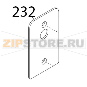 Piastrina carrello LX Sirman Anniversario 300 Piastrina carrello LX Sirman Anniversario 300Запчасть на деталировке под номером: 232