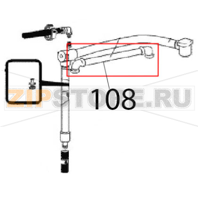 Pipe Angelo Po FC241G Pipe Angelo Po FC241GЗапчасть на деталировке под номером: 108