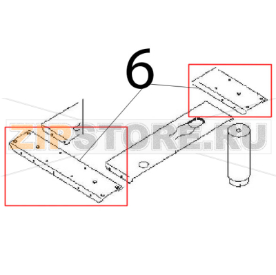 Section 342x75x18 Angelo Po 0G1CP1E Section 342x75x18 Angelo Po 0G1CP1EЗапчасть на деталировке под номером: 6