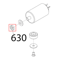 Dado es. DIN439, M8, basso Sirman Mirra 300 Y09