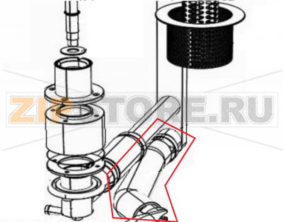 Manicotto mandata M750_E50_E45 Silanos N700  Manicotto mandata M750_E50_E45 Silanos N700Запчасть на 