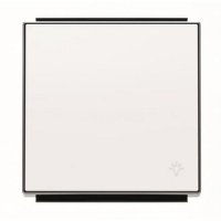 Клавиша для одноклавишных выключателей/переключателей/кнопок с символом "Свет", альпийский белый ABB 2CLA850420A1101