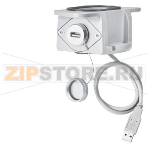 USB-интерфейс для устройств и сполнении PRO. Предсобранный кабель и соединитель, USB2.0 тип A. Степень защиты IP65 с сзакрытыми защитными колпачками. Для установки в базовый адаптер через боковую крышку Siemens 6AV7674-1LX00-0AA0 