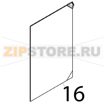 Door inside glass ass. y Angelo Po BX101E Door inside glass ass. y Angelo Po BX101EЗапчасть на деталировке под номером: 16
