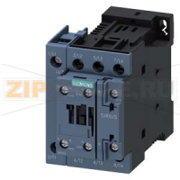 КОНТАКТОР, 4 ПОЛ. (4НО ГЛАВНЫХ КОНТАКТА), AC1: 35A DC 48V 4-POLE, 4NO, SZ: S0, SCREW TERMINAL 1NO+1NC INTEGR. Siemens 3RT2325-1BW40