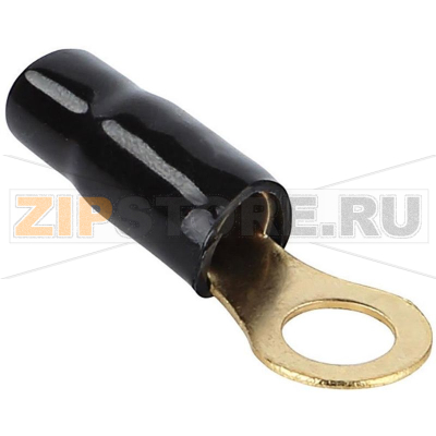 Наконечник кольцевой 6 мм², Ø: 8 мм, черный, 1 шт Kash 24K030 
