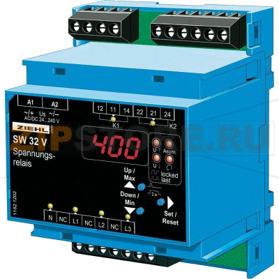 Реле контроля напряжения, универсальное Ziehl SW32V 