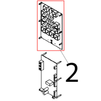 LED/CPU PCB Angelo Po FX101E1