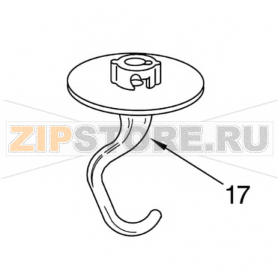 Dough Hook KitchenAid K45 Dough Hook KitchenAid K45

Запчасть на сборочном чертеже под номером: 17

Название запчасти KitchenAid на английском языке: Dough Hook KitchenAid K45