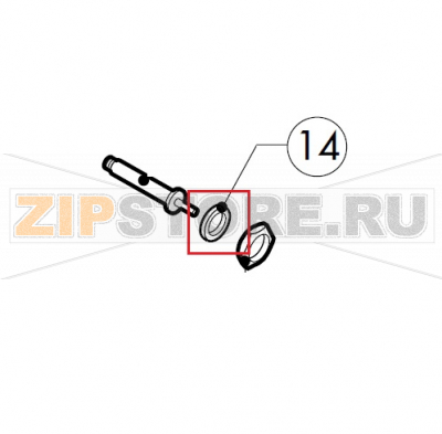 Door handle lower insulation washer Lainox MVE051P Door handle lower insulation washer Lainox MVE051PЗапчасть на сборочном чертеже под номером: 14Название запчасти на итальянском языке языке: Door handle lower insulation washer Lainox MVE051P
