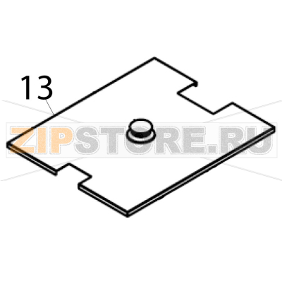 Lid for oil pan Hurakan HKN-FR6E Lid for oil pan Hurakan HKN-FR6EЗапчасть на деталировке под номером: 13
