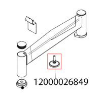 Опора регулируемая LV.A-100-24-SST-M16*58 Abat МПЛ-40