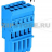 1-проводниковая розетка; 4 mm; 15-пол.; 4,00 mm; синие Wago 769-115/000-006 - 1-проводниковая розетка; 4 mm; 15-пол.; 4,00 mm; синие Wago 769-115/000-006