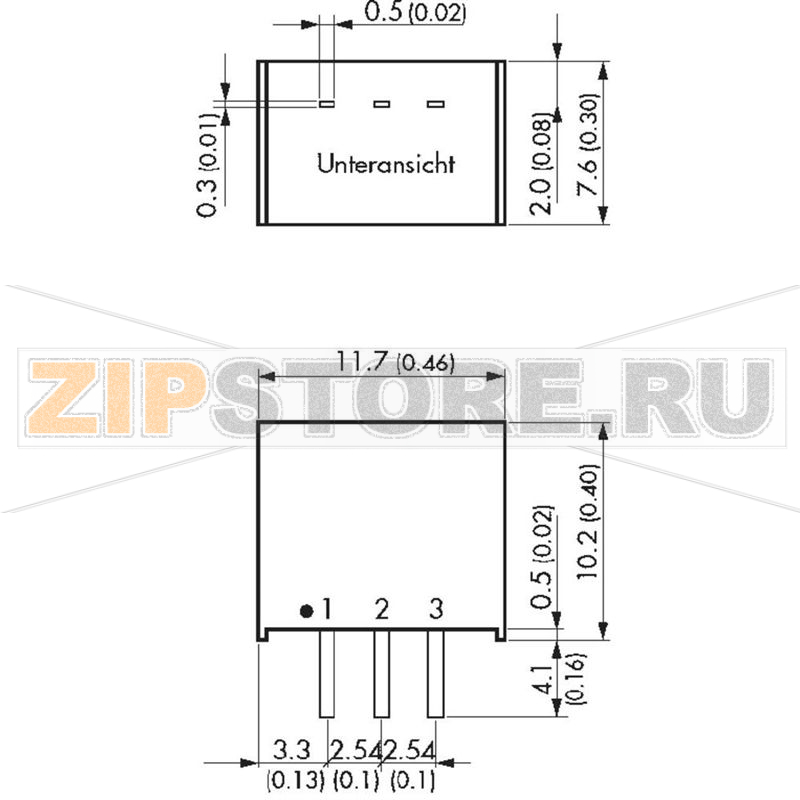 Преобразователь DC/DC, печатный монтаж, 24 V/DC, 1.5 V/DC, 1 A, 6 W Traco Power TSR 1-2415 