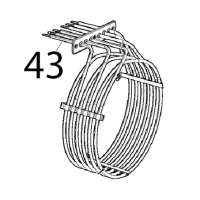 Heating element 6 T., 1.7+1.7+1.3 Unox XVC 205E