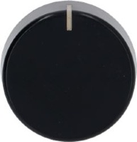 KNOB SAMET BLACK ø 34 mm