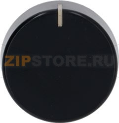 KNOB SAMET BLACK ø 34 mm 