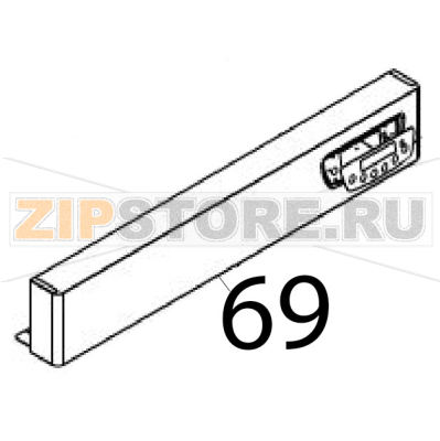 Front pannel Angelo Po IS102SR Front pannel Angelo Po IS102SRЗапчасть на деталировке под номером: 69