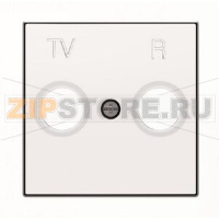 Накладка для TV-R розетки, альпийский белый ABB 2CLA855000A1101