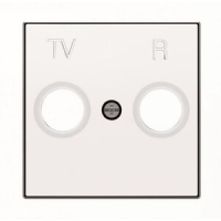 Накладка для TV-R розетки, альпийский белый ABB 2CLA855000A1101