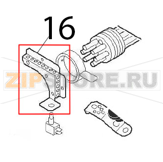 Microswitch bracket Angelo Po 04WFR3ED Microswitch bracket Angelo Po 04WFR3EDЗапчасть на деталировке под номером: 16