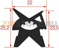 УПЛОТНИТЕЛЬНАЯ РЕЗИНА ДЛЯ ПЕЧИ 570X680 MM