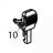 Push button hook Godex G530