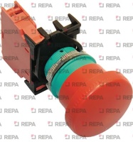 PULSANTE ARRESTO A FUNGO ROSSO C/BLOCCO