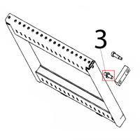 Blade frame superior pin Rollmatic CP 52